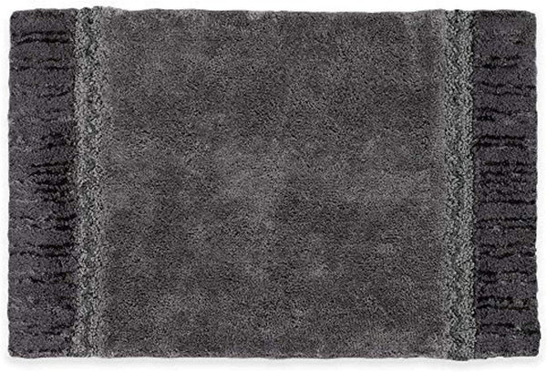 Avanti Linens Braided Medallion Bathroom Rug, Granite