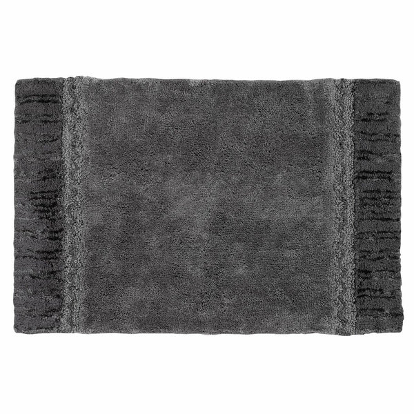 Copy of Avanti Linens Braided Medallion Shower Curtain, Shower Hooks, Rug, Bath Towel, Hand Towel and Finger Tip Towel, Granite