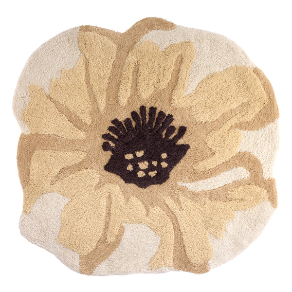 Avanti Linens Marielle Bath Rug, Yellow Floral