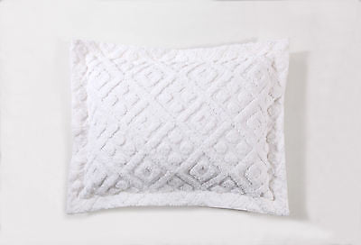 Chenille euro pillow shams hot sale