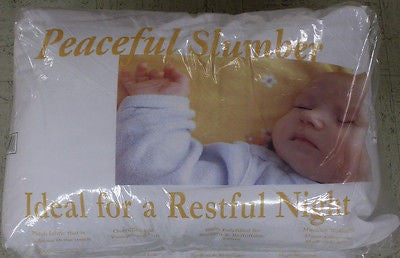 SET OF 2 PEACEFUL SLUMBER NON ALLERGENIC POLYESTER FILL BED PILLOWS