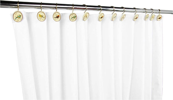 Avanti Linens Gilded Birds, Set of 12 Shower Curtain Hooks