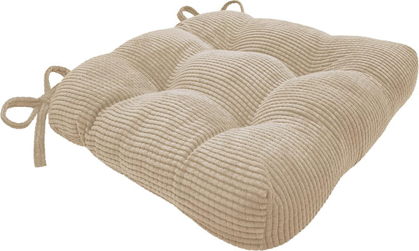 ACHIM Jackson Tufted Chair Pads 16 x 15 Inch - Set of 2