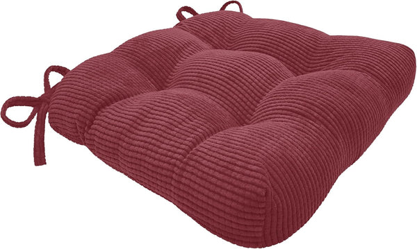 ACHIM Jackson Tufted Chair Pads 16 x 15 Inch - Set of 2