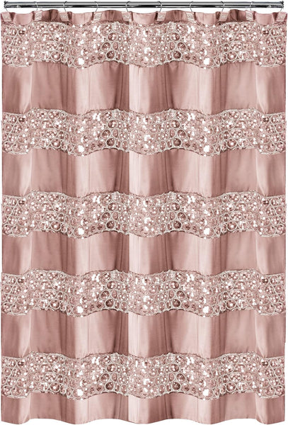 Popular Bath Sinatra blush shower curtain - product image 1