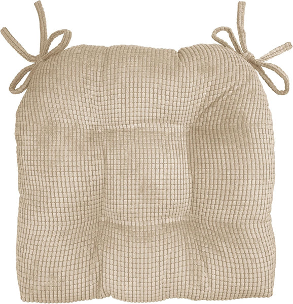 ACHIM Jackson Tufted Chair Pads 16 x 15 Inch - Set of 2