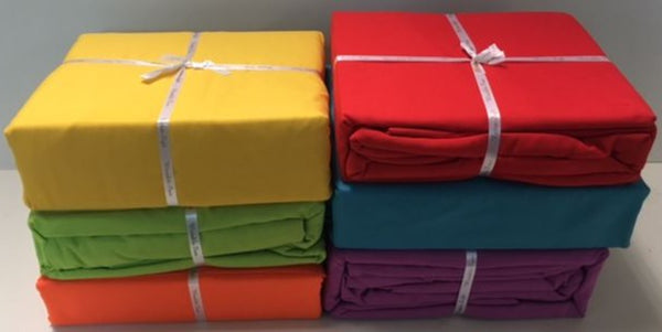 SOLID COLOR BRIGHT NEON WRINKLE FREE SHEET SETS WITH PILLOWCASES, EXTRA DEEP