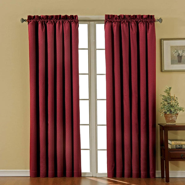 Bridget Crushed Satin Curtain Panels, Set of 2, 84 Inch