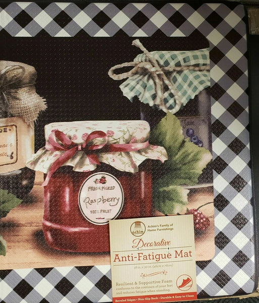 Achim Mason Jars anti-fatigue kitchen mat 18 x 30 inches