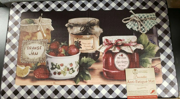 Achim Mason Jars anti-fatigue kitchen mat 18 x 30 inches