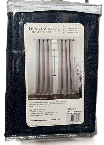 Gramercy Textured Grommet Top Curtain Panels - Set of 2