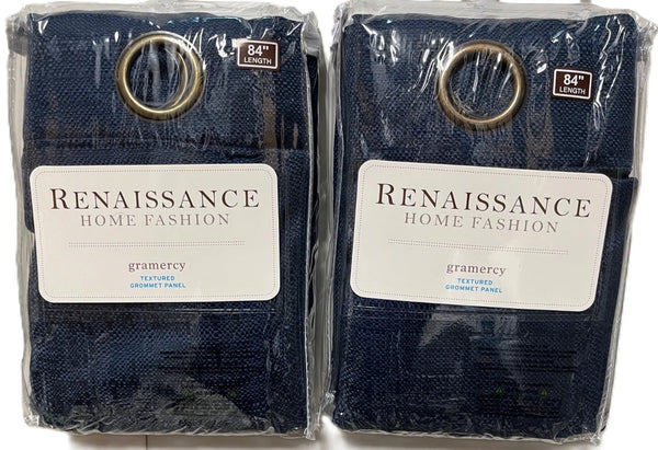 Gramercy Textured Grommet Top Curtain Panels - Set of 2