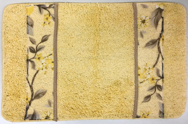 Melrose Yellow Bath Rug