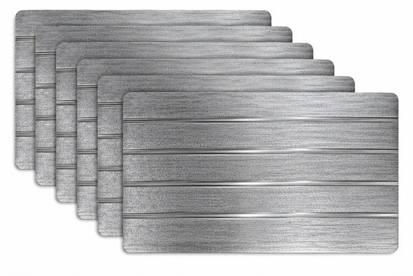 Better Home Metallic Embossed Placemats – Set of 6