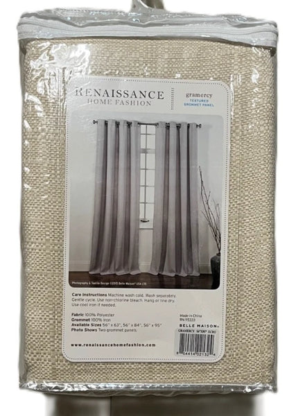 Gramercy Textured Grommet Top Curtain Panels - Set of 2