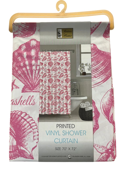 BH seashell vinyl shower curtain Pink - photo 2