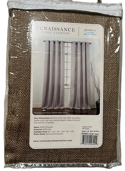 Gramercy Textured Grommet Top Curtain Panels - Set of 2