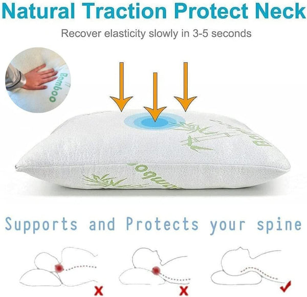 Golden Textile shredded memory foam pillows, set of 2 - photo 4