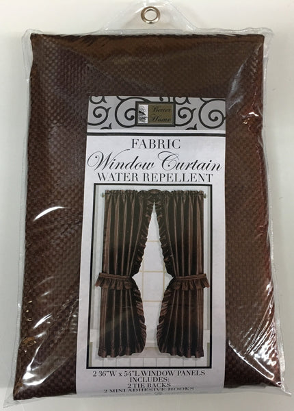 MOSAIC RUFFLED WINDOW CURTAIN