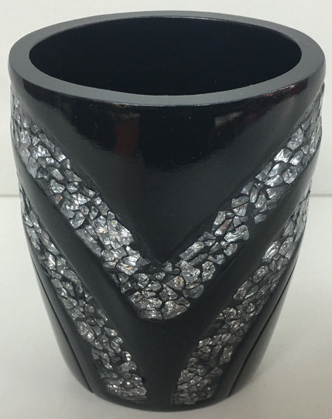 POPULAR BATH SINATRA RESIN TUMBLER, BLACK