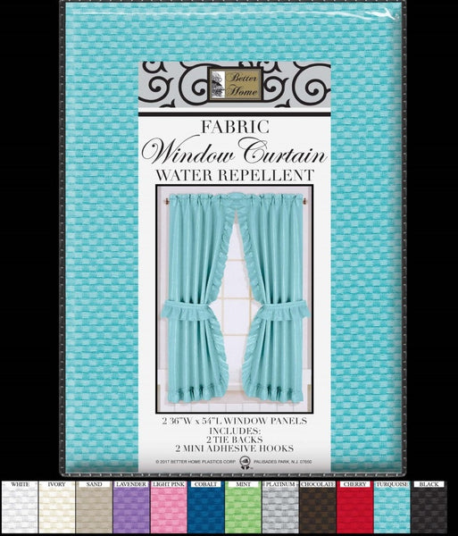 MOSAIC RUFFLED WINDOW CURTAIN